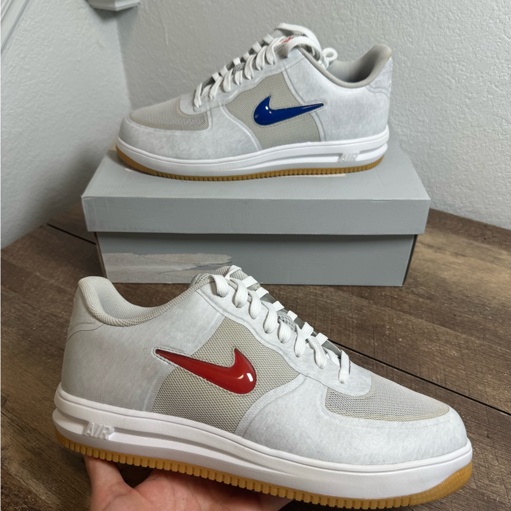 Sample Nike 2015 Air Force 1 Lunar Clot 717303 064 White Size 12 Rare New